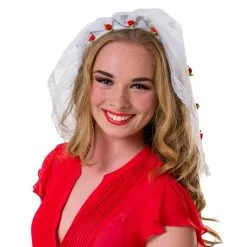 Tiara Bruid Met Roosjes