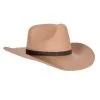 Cowboyhoed Luxe Wolvilt Beige