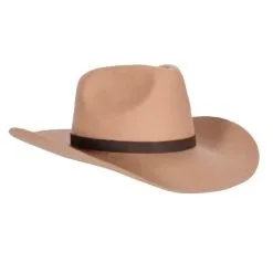 Cowboyhoed Luxe Wolvilt Beige