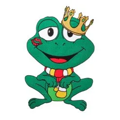 Oeteldonk Embleem Kikker Kroon - Klein