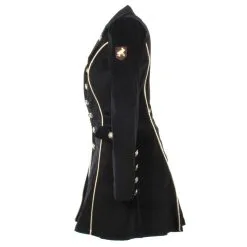 Oeteldonk Damesjas Fluweel Zwart -Griezel Kostuums Winkel jas velours dames zwart 3 gr