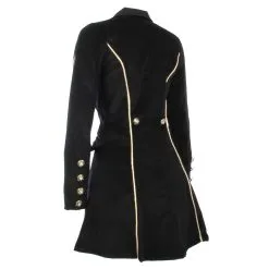 Oeteldonk Damesjas Fluweel Zwart -Griezel Kostuums Winkel jas velours dames zwart 4 gr
