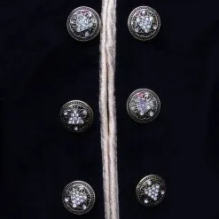 Oeteldonk Damesjas Fluweel Zwart -Griezel Kostuums Winkel jas velours dames zwart 6 gr