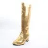 Laarzen Dames Paillet Goud