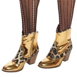 Laarsjes Gold Panter -Griezel Kostuums Winkel laasrje goud gr