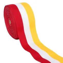 Oeteldonk Lint Rood-Wit-Geel 10 Cm