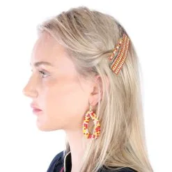 Luxe Oeteldonk Oorbellen Ovaal -Griezel Kostuums Winkel oeteldonk oorbel ovaal 5 gr