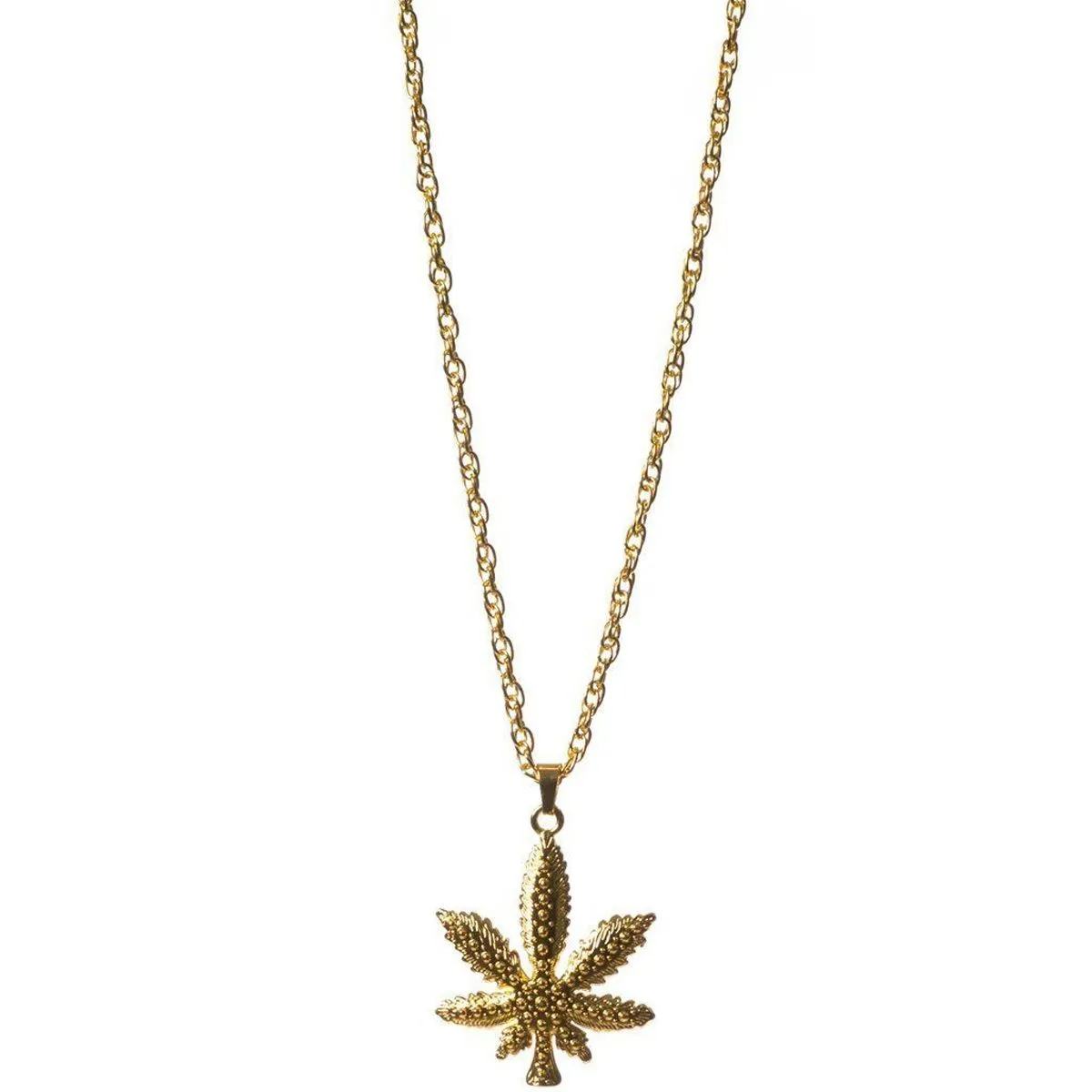 Ketting Wietblad Goud 1 Ketting Wietblad Goud