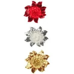 Oeteldonk Pailletten Sterbloemen (3 Stuks)