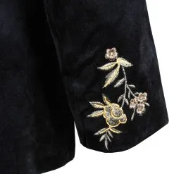 Oeteldonk Damesjas Zwart Fluweel Gepimpt -Griezel Kostuums Winkel pwh fluweel 6 gr