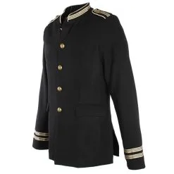 Oeteldonk Herenjas Wol/Polyester Zwart 6 Oeteldonk Herenjas Wol/Polyester Zwart -Griezel Kostuums Winkel pwh jas heer zwart 2 gr