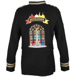 Oeteldonk Uniform Herenjas Zwart Gepimpt -Griezel Kostuums Winkel pwh jas zwart pimp 2gr