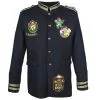 Oeteldonk Uniform Herenjas Donkerblauw Gepimpt
