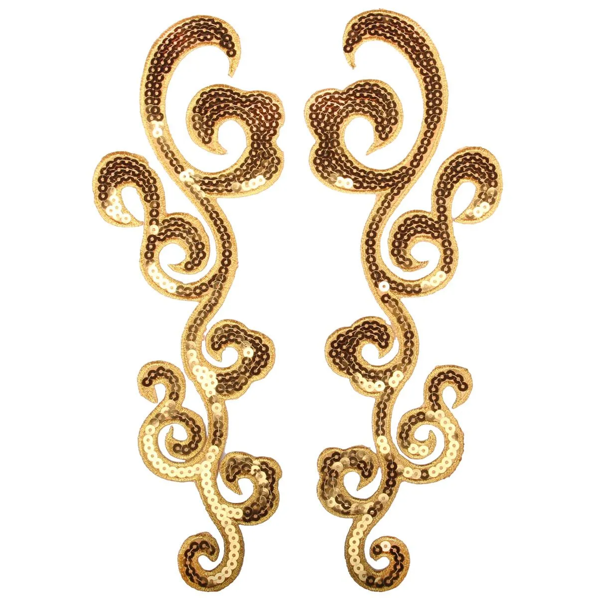 Pailletten Krullen Goud (2 Stuks) 1 Pailletten Krullen Goud (2 Stuks)