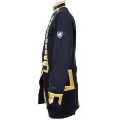 Oeteldonk Herenjas Ribfluweel Donkerblauw -Griezel Kostuums Winkel pwh nelson blauw rib man 3 gr