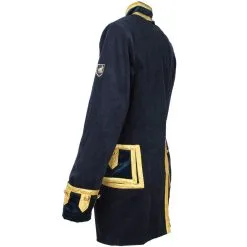 Oeteldonk Herenjas Ribfluweel Donkerblauw -Griezel Kostuums Winkel pwh nelson blauw rib man 4 gr