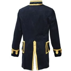 Oeteldonk Herenjas Ribfluweel Donkerblauw -Griezel Kostuums Winkel pwh nelson blauw rib man 5 gr