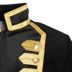 Oeteldonk Herenjas Ribfluweel Zwart -Griezel Kostuums Winkel pwh nelson rib man 6 gr 1