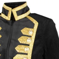 Oeteldonk Damesjas Ribfluweel Zwart -Griezel Kostuums Winkel pwh nelson rib vrouw 6 gr