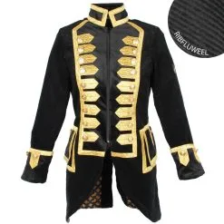 Oeteldonk Damesjas Ribfluweel Zwart