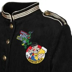 Oeteldonk Uniform Herenjas Ribfluweel Zwart Gepimpt 7 Oeteldonk Uniform Herenjas Ribfluweel Zwart Gepimpt -Griezel Kostuums Winkel pwh pimp rib man 4gr