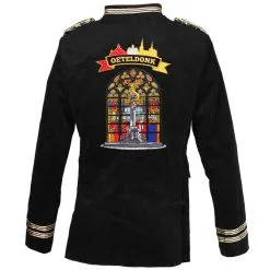 Oeteldonk Uniform Herenjas Ribfluweel Zwart Gepimpt 6 Oeteldonk Uniform Herenjas Ribfluweel Zwart Gepimpt -Griezel Kostuums Winkel pwh pimp rib man gr