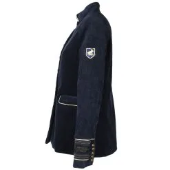 Oeteldonk Uniform Damesjas Ribfluweel Donkerblauw -Griezel Kostuums Winkel pwh rib blauw vrouw 3 gr