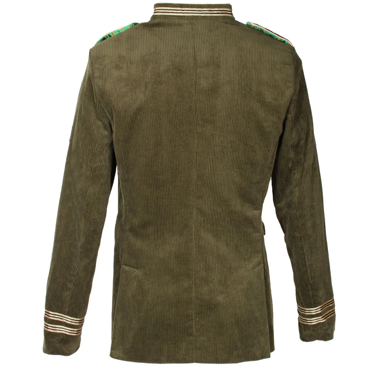 Oeteldonk Uniform Herenjas Ribfluweel Olijfgroen 5 Oeteldonk Uniform Herenjas Ribfluweel Olijfgroen - Afbeelding 5