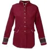 Oeteldonk Uniform Damesjas Ribfluweel Bordeauxrood