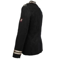 Oeteldonk Uniform Herenjas Ribfluweel Zwart -Griezel Kostuums Winkel pwh uni jas man 4 gr