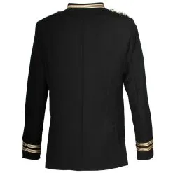 Oeteldonk Herenjas Viscose/Polyester Zwart -Griezel Kostuums Winkel pwh visc 5gr