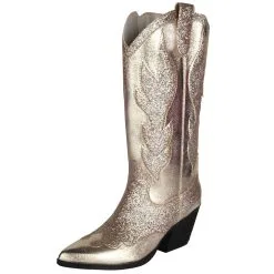 Luxe Cowboy Laarzen Goud Glitter