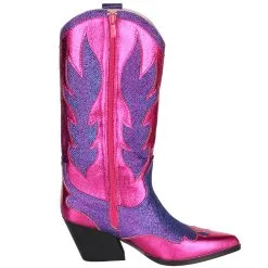 Luxe Cowboy Laarzen Roze/Paars Glitter -Griezel Kostuums Winkel pwhlaars paars gr