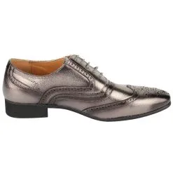 Herenschoen Brushed Zilver 8 Herenschoen Brushed Zilver -Griezel Kostuums Winkel pwhschoenbrush zilver 2gr