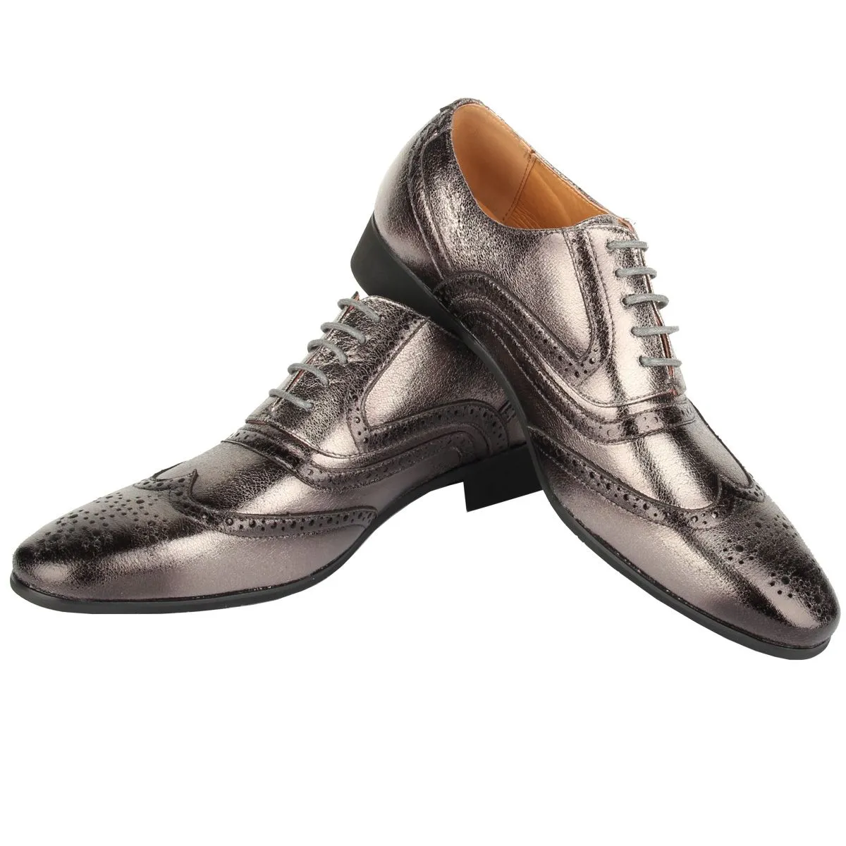 Herenschoen Brushed Zilver 1 Herenschoen Brushed Zilver