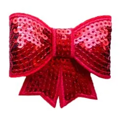 Pailletten Strik Rood