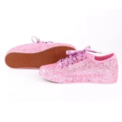 Glittersneakers Roze -Griezel Kostuums Winkel roze sneakers groot2