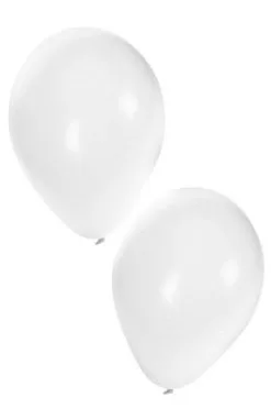 Ballonnen Wit (50 Stuks)