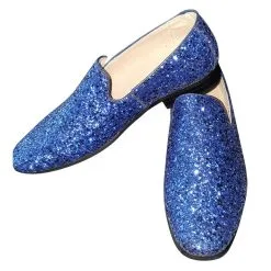 Disco Glitter Schoenen Heren Blauw