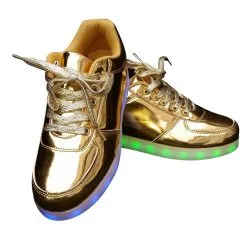 Sneakers Ledverlichting Goud
