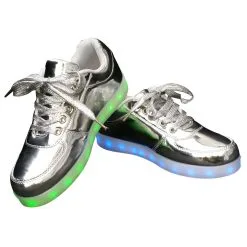 Sneakers Ledverlichting Zilver