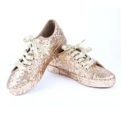 Glittersneakers Goud