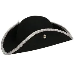 Driesteek Wolvilt Zwart-Zilver