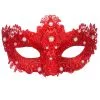 Oogmasker Rood Parels